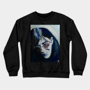 Joey Ramone by Mike Nesloney Crewneck Sweatshirt